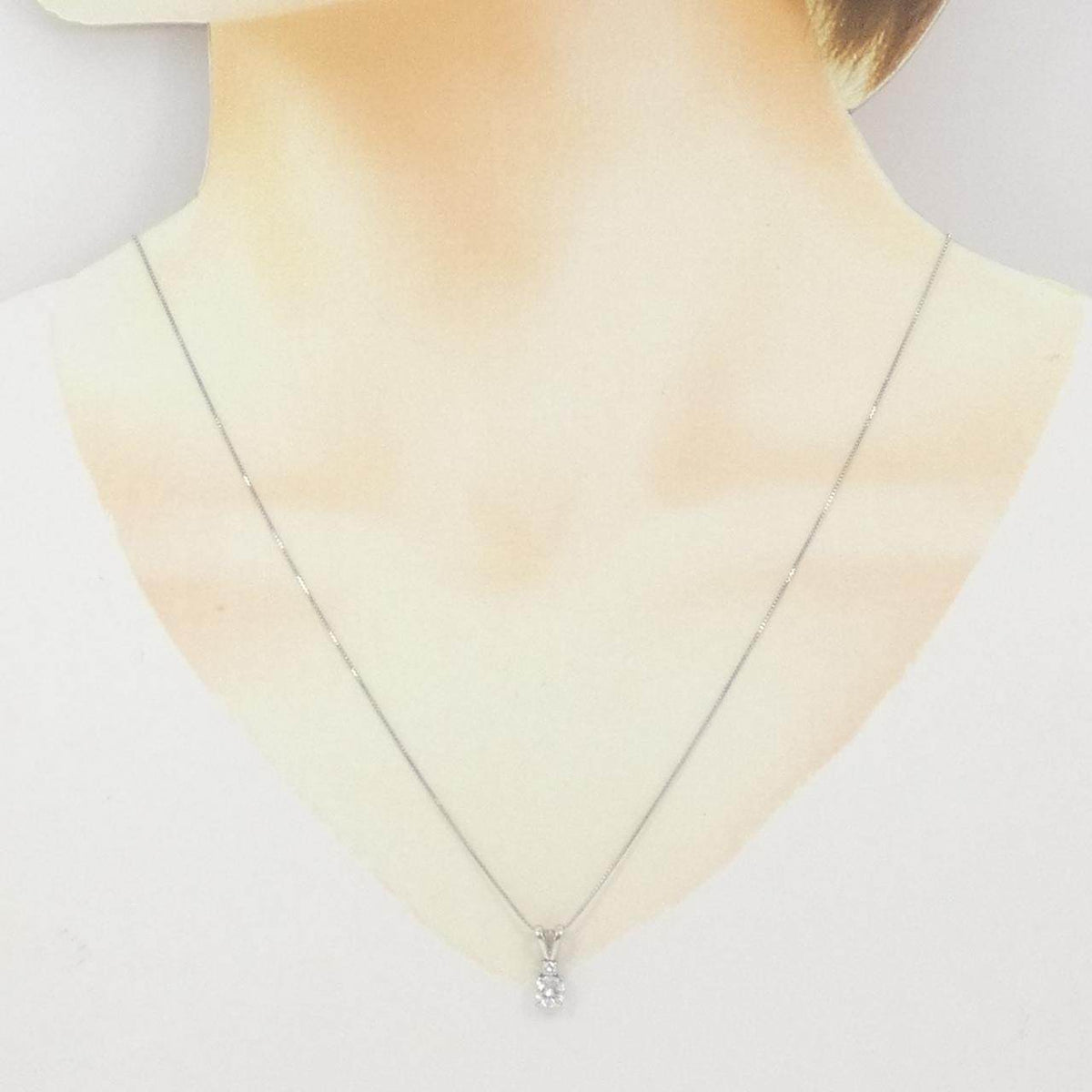 プラチナ ダイヤモンド ネックレス