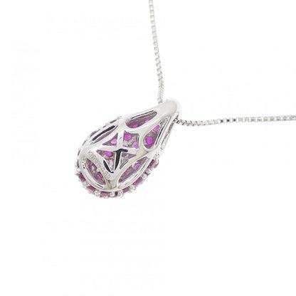 Au750 ルビー ネックレス