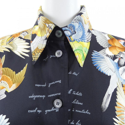 エルメス LINTRUS シルクシャツ