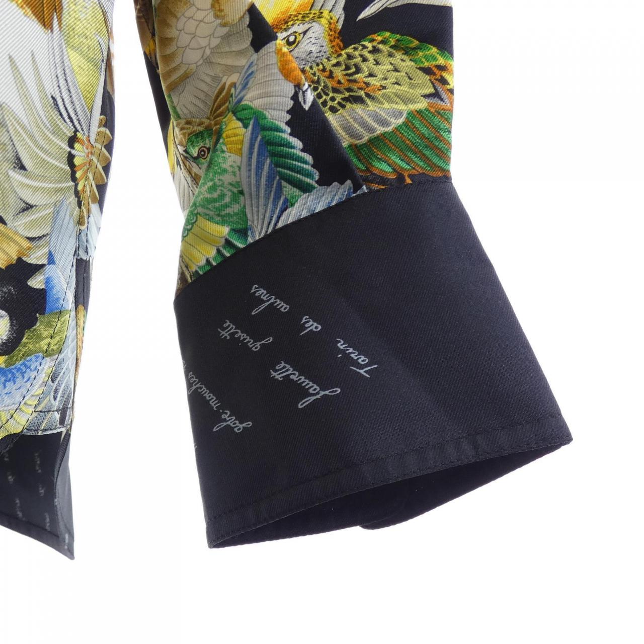 エルメス LINTRUS シルクシャツ