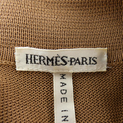 エルメス L'ART D'ECRIRE シルク ヴィスコース トップス XL