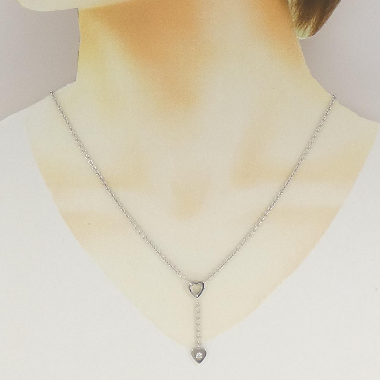 カルティエ モナムール 750ホワイトゴールド ダイヤモンド ネックレス