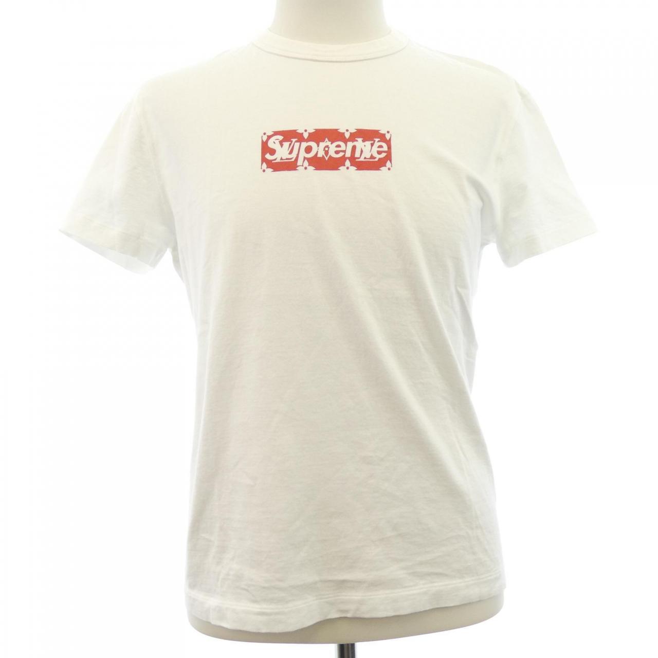 ルイヴィトン SUPREME BOX LOGO コットンTシャツ