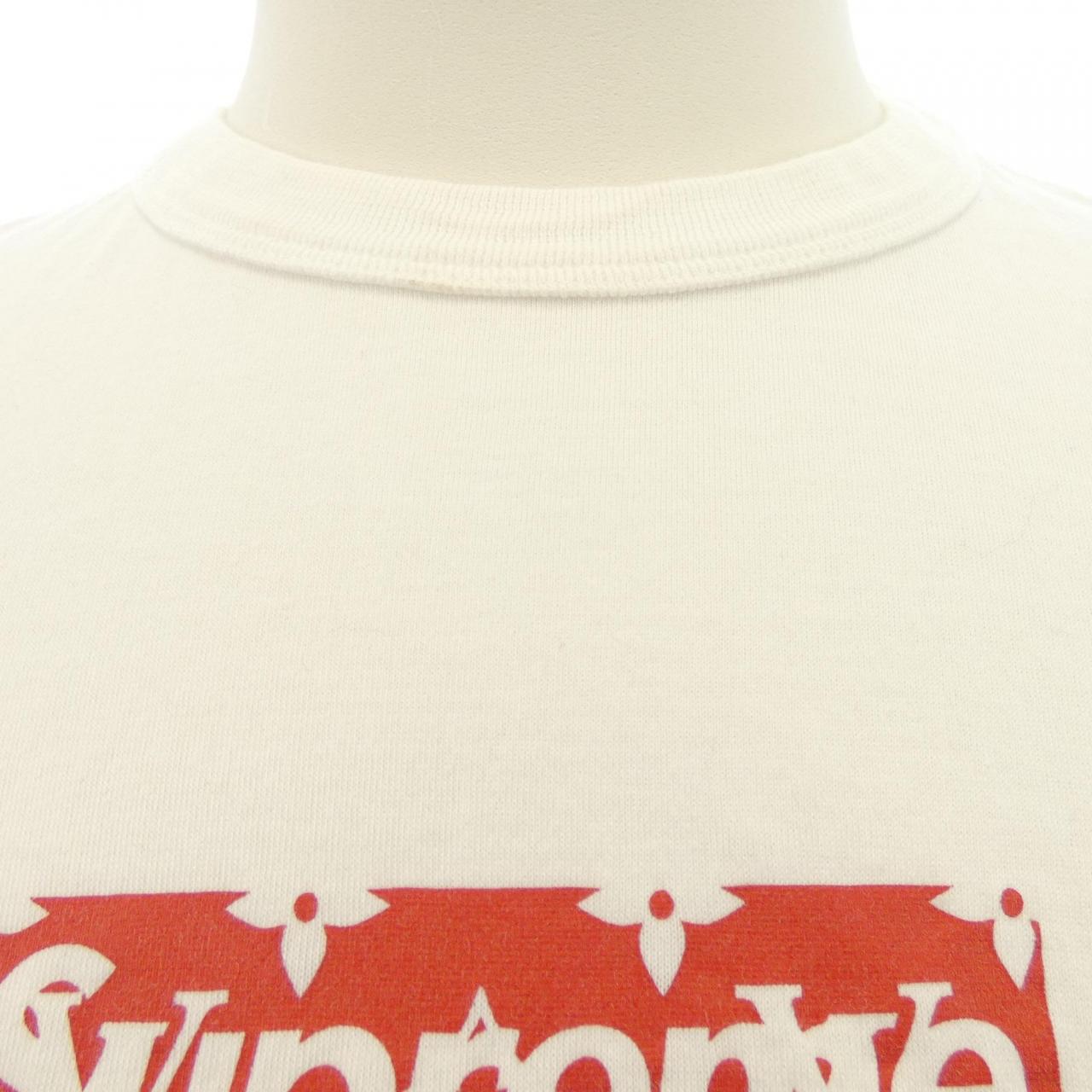 ルイヴィトン SUPREME BOX LOGO コットンTシャツ