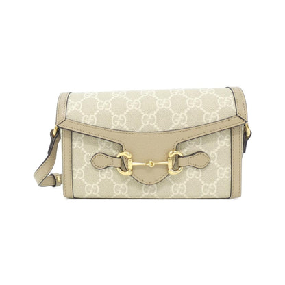 グッチ GUCCI HORSEBIT 1955 GGスプリームキャンバス レザー ショルダーバッグ