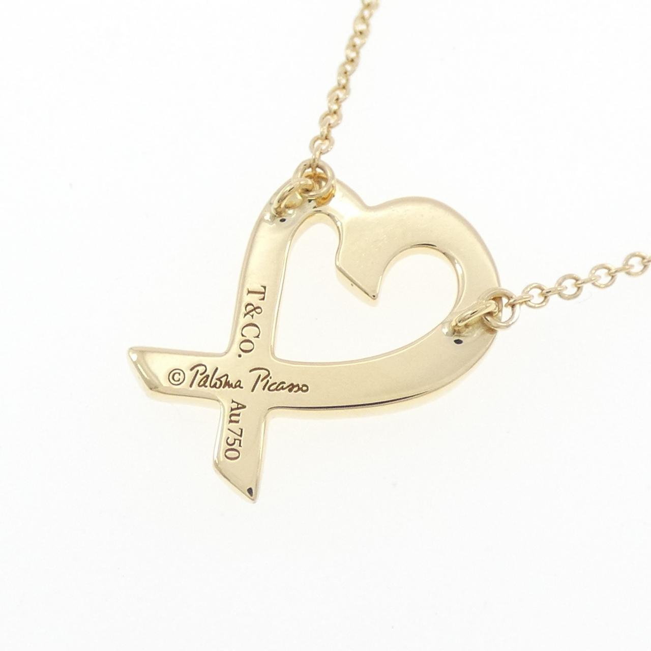 ティファニー ラヴィングハート Au750 ネックレス