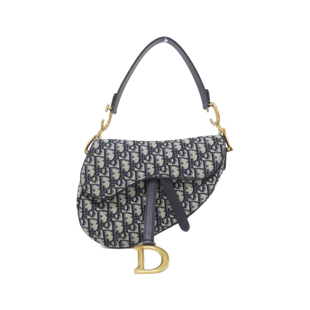 クリスチャンディオール DIOR OBLIQUE キャンバス サドル ショルダーバッグ