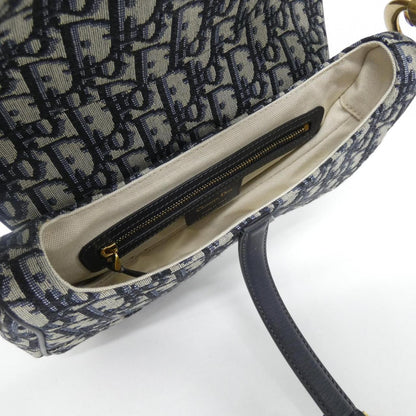 クリスチャンディオール DIOR OBLIQUE キャンバス サドル ショルダーバッグ