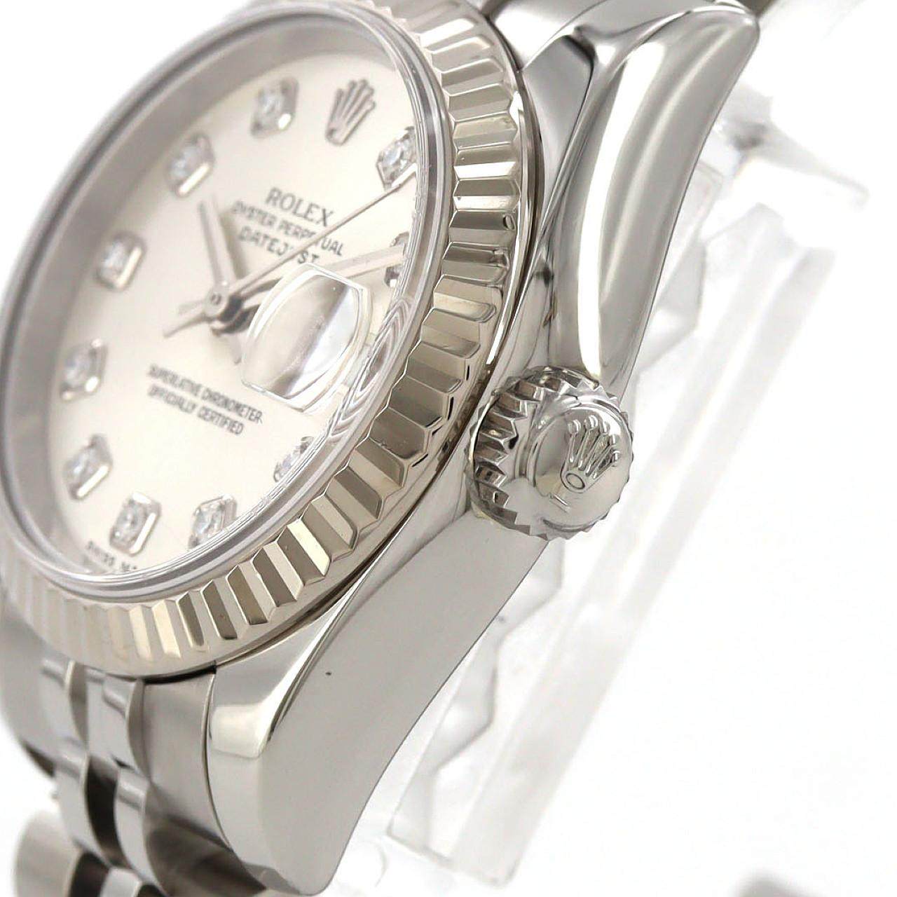 ロレックス デイトジャスト ステンレススチール ホワイトゴールド
