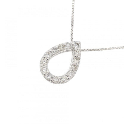 K10ホワイトゴールド 0.28ct ダイヤモンドネックレス