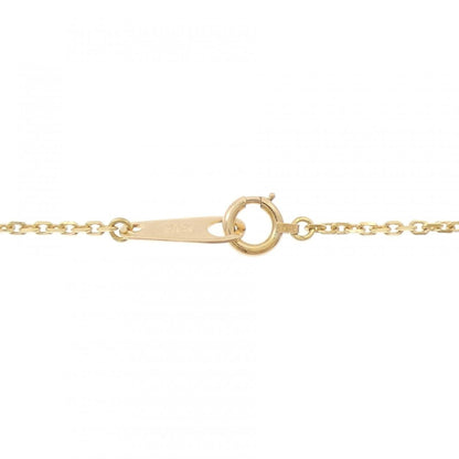 Au750イエローゴールドホワイトゴールドリボンダイヤモンドネックレス