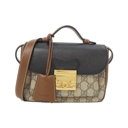 グッチ PADLOCK GGスプリームキャンバス ショルダーバッグ