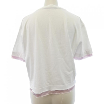 ミュウミュウ MIU MIUロゴ コットンTシャツ