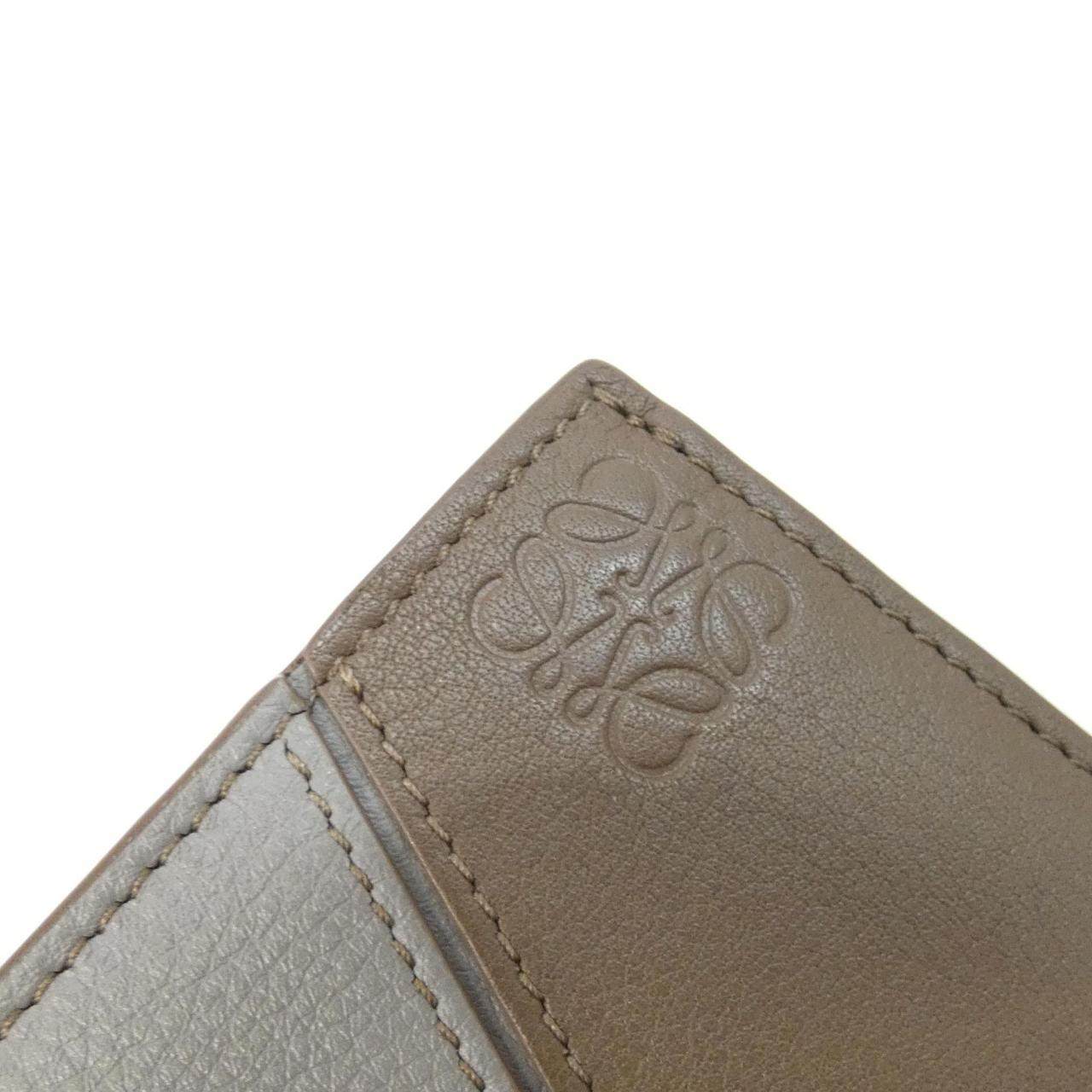 ロエベ パズル バイフォールド コイン ウォレット カーフ 財布