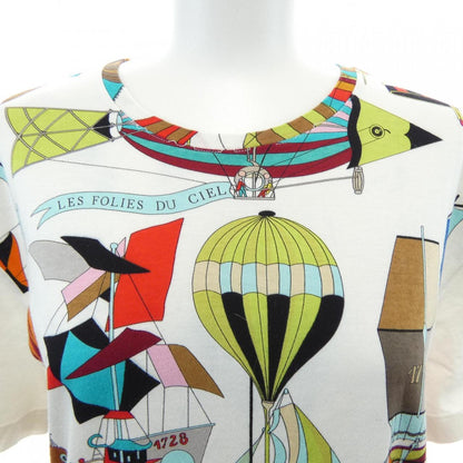 エルメス LES FOLIES DU CIEL コットンTシャツ