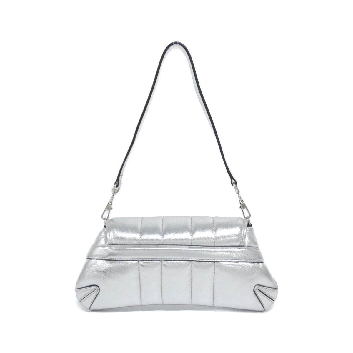 グッチ メタリックレザー ショルダーバッグ