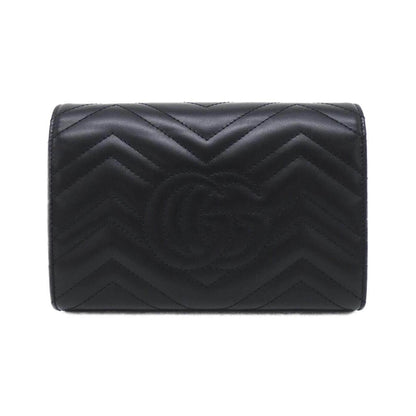 グッチ GGマーモント レザーショルダーバッグ