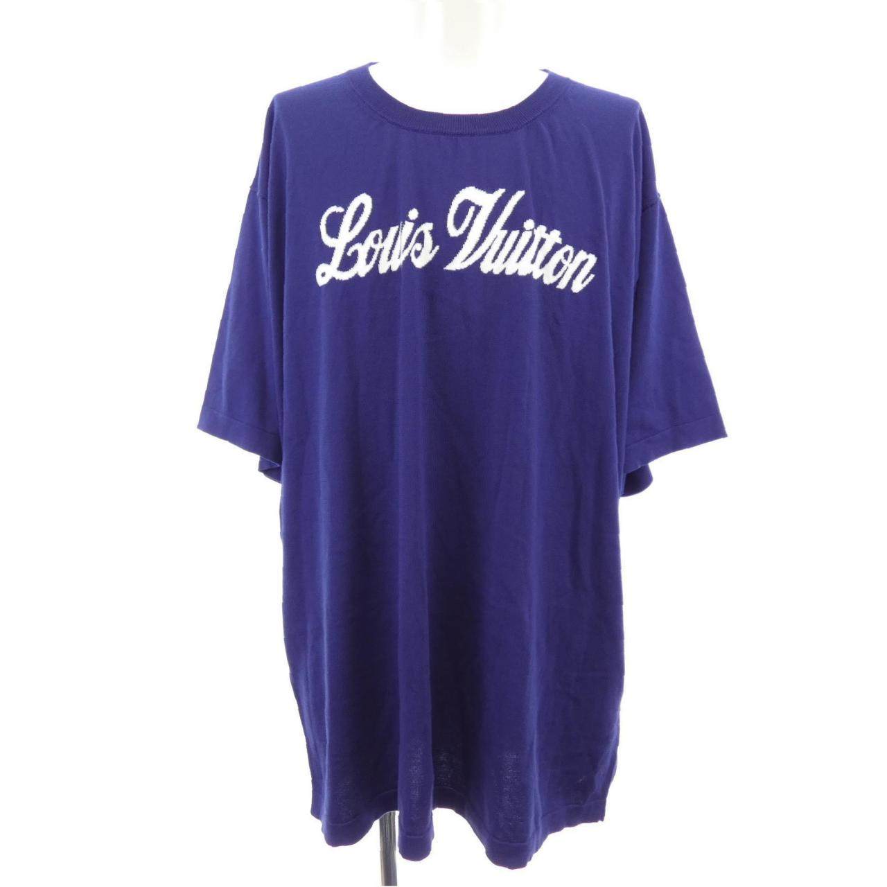 ルイヴィトン グラフィックショートスリーブクルーネック コットンTシャツ