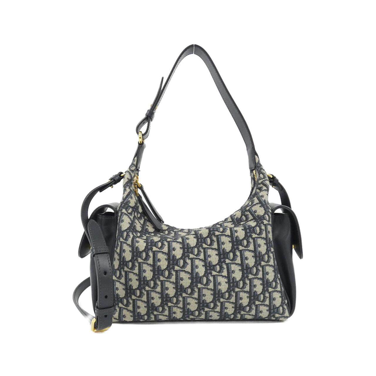 クリスチャンディオール DIOR OBLIQUE Dドリーム キャンバス カーフ ショルダーバッグ