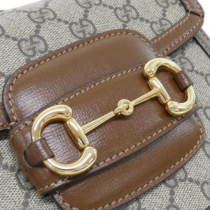 グッチ GUCCI HORSEBIT 1955 GGスプリームキャンバス レザー ショルダーバッグ