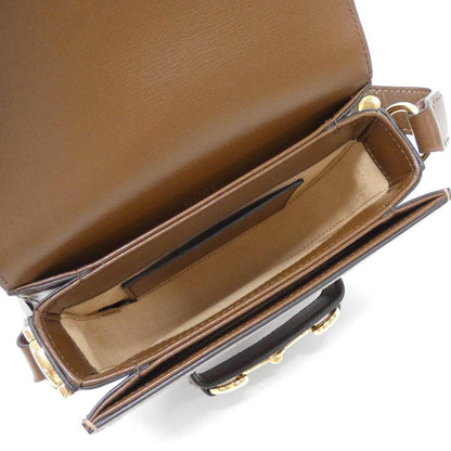 グッチ GUCCI HORSEBIT 1955 GGスプリームキャンバス レザー ショルダーバッグ