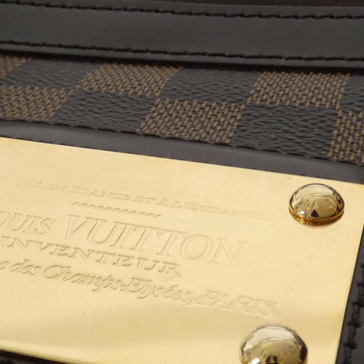 ルイヴィトン ダミエ バークレイ コーティングキャンバス ハンドバッグ