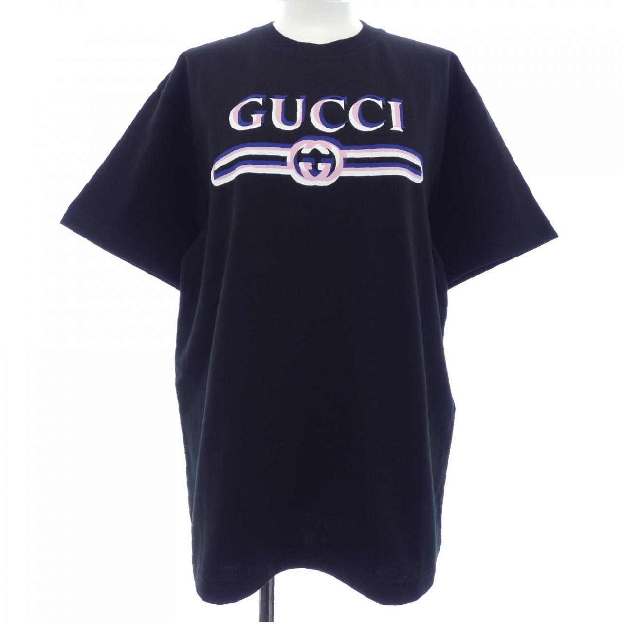 グッチ ヴィンテージロゴ コットンTシャツ