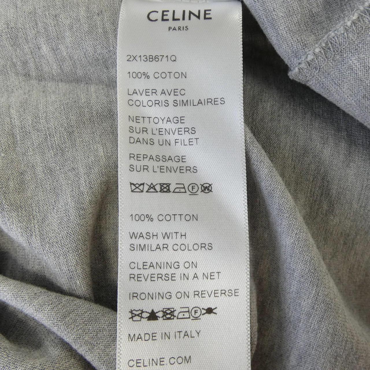 セリーヌ コットンTシャツ