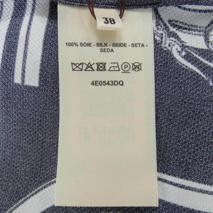 エルメス EN DESORDRE シルクワンピース 38