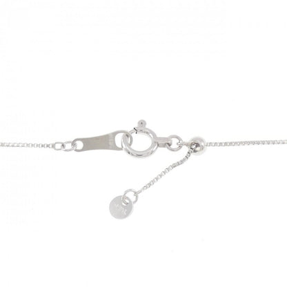 Au750ホワイトゴールド 1.00CT ダイヤモンドネックレス