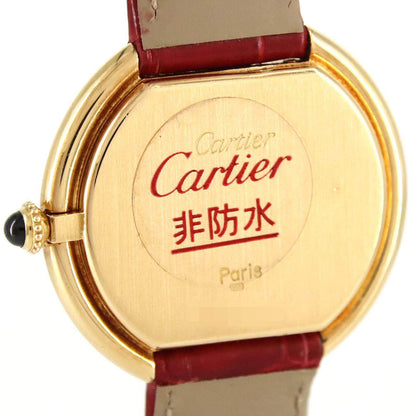 カルティエ エリプス Au750 手巻
