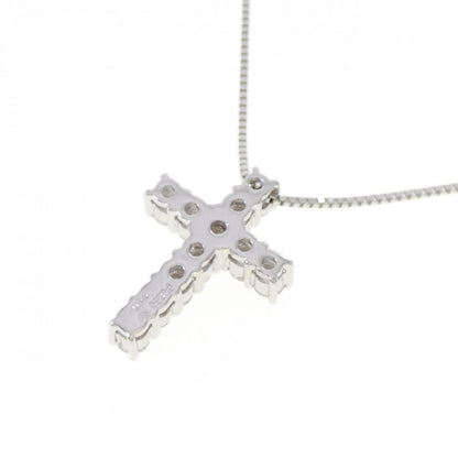 プラチナPT850 0.50CT ダイヤモンドクロスネックレス