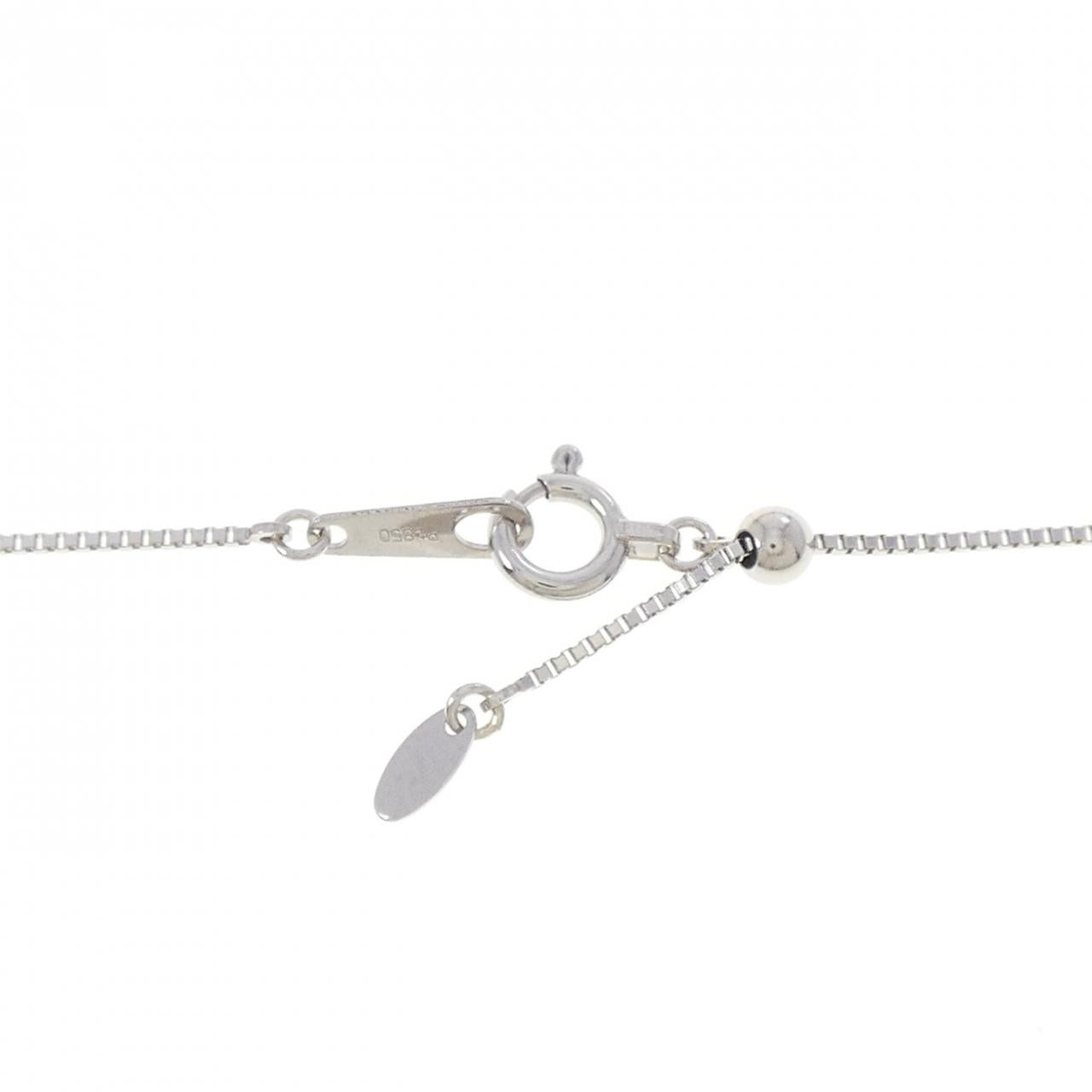 プラチナPT850 0.50CT ダイヤモンドクロスネックレス