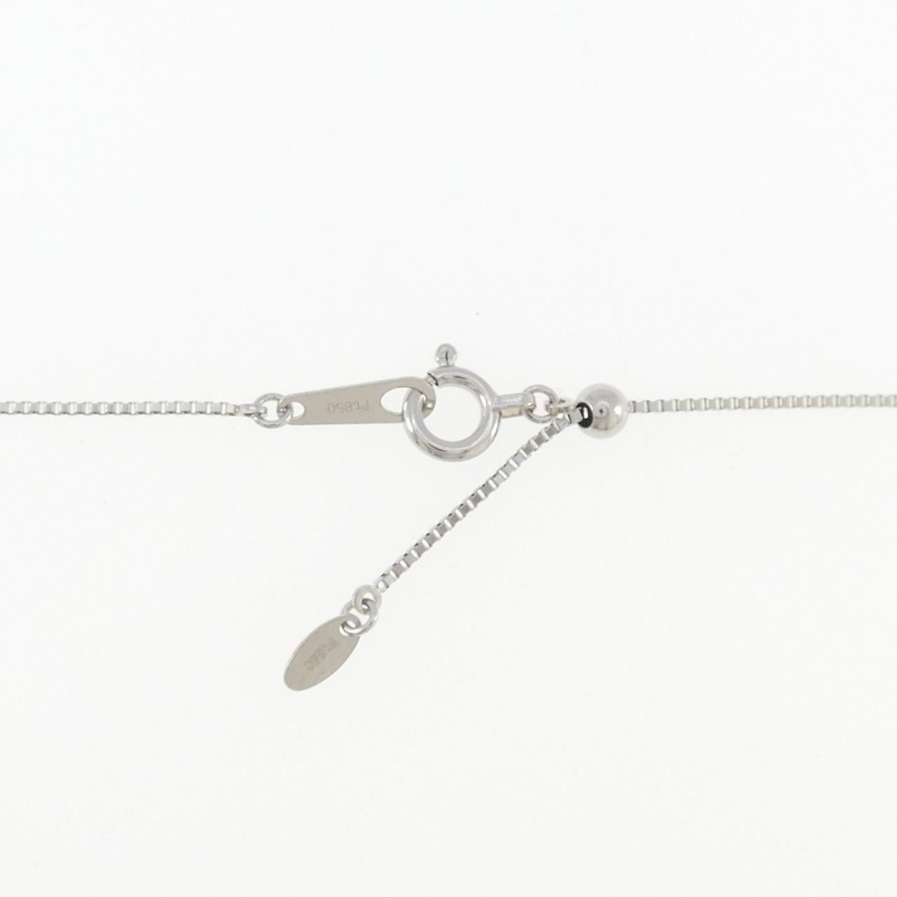 プラチナPT850 クロス 1.02CT ダイヤモンドネックレス