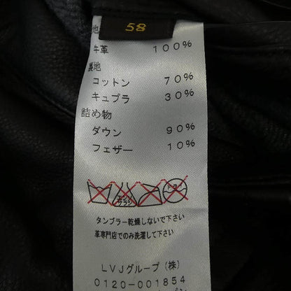 ルイヴィトン 牛革ダウンジャケット