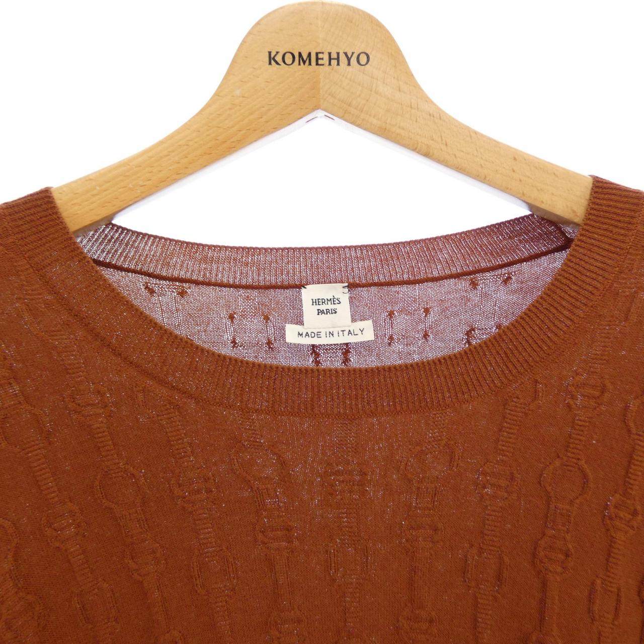 エルメス カシミヤ混ニット