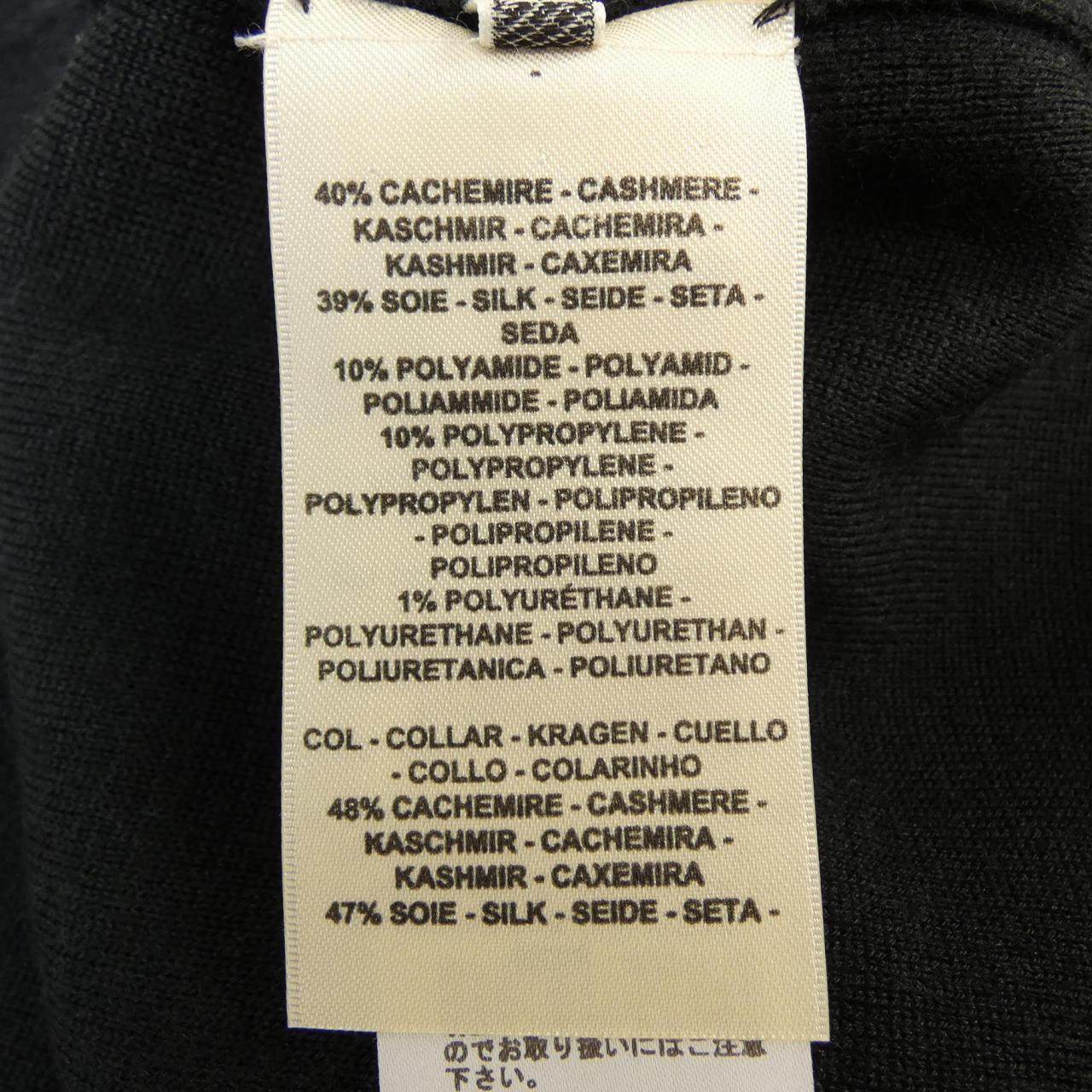 エルメス CLIQUETIS カシミヤ混 ワンピース