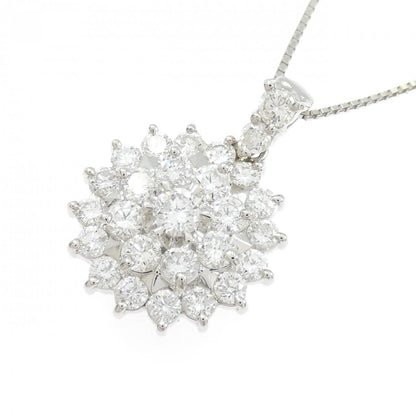 PT900 PT850 1.87CT ダイヤモンドネックレス