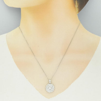 PT900 PT850 1.87CT ダイヤモンドネックレス