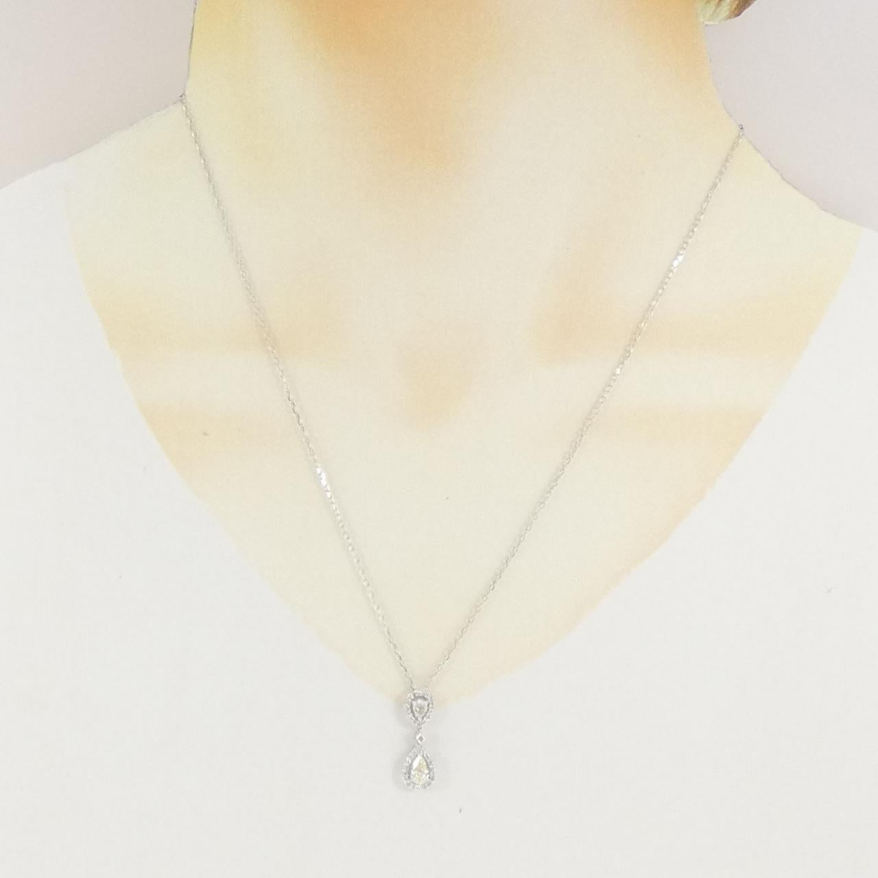 Au750 ダイヤモンドネックレス