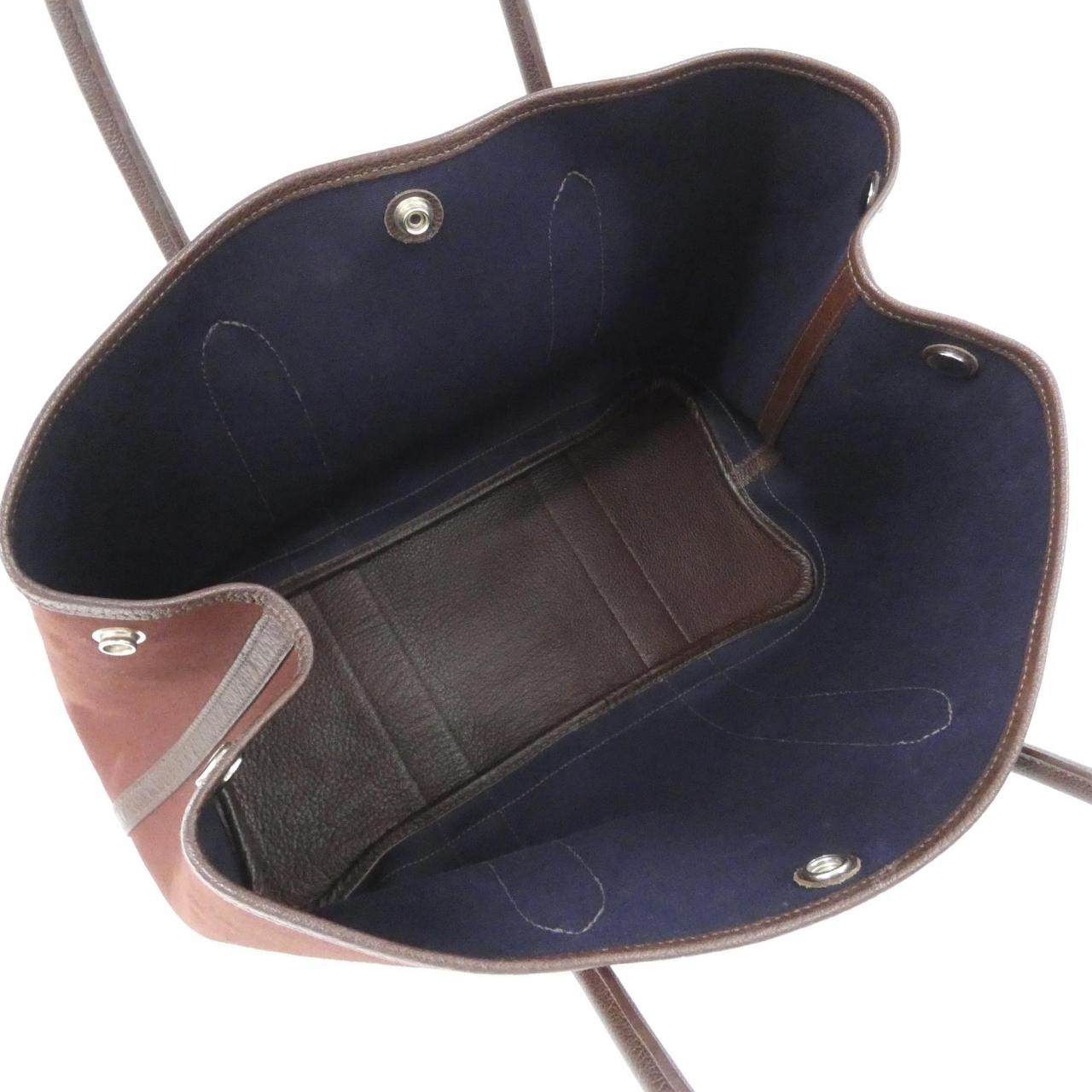エルメス ガーデンパーティ36 トワルオフィシエ ブッフルスキッパー トートバッグ