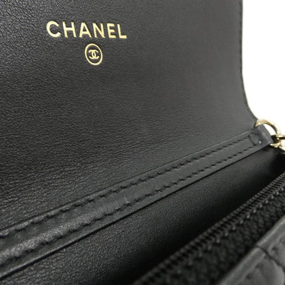 シャネル チェーンウォレット カーフ 財布