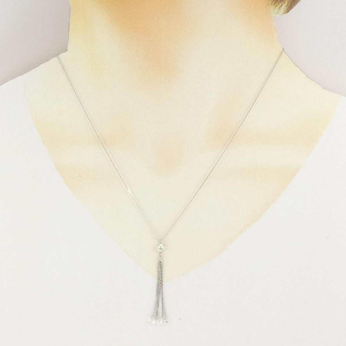 プラチナ ダイヤモンドネックレス