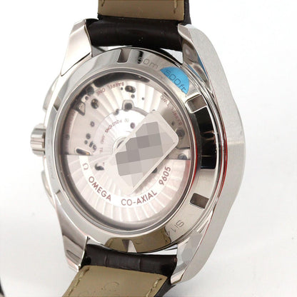 オメガ シーマスターアクアテラ クロノグラフ GMT ステンレススチール 自動巻
