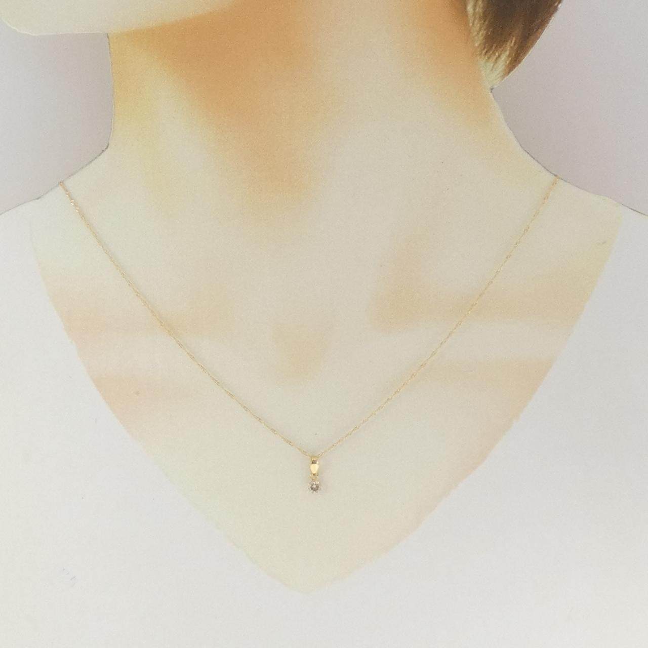 Au750ダイヤモンドネックレス
