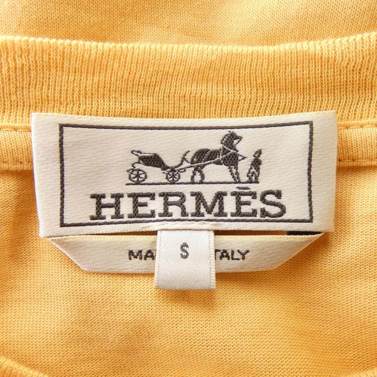 エルメス シュヴォーアンシンメトリー コットンTシャツ