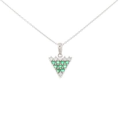 プラチナ900 プラチナ850 エメラルド ダイヤモンド ネックレス