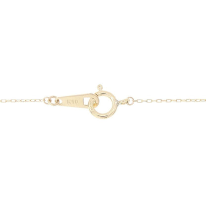 K10YGブルートパーズダイヤモンドネックレス