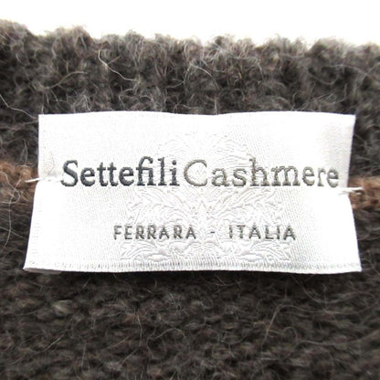 Settefili カシミヤ グラデーション ボーダー アルパカ ニット