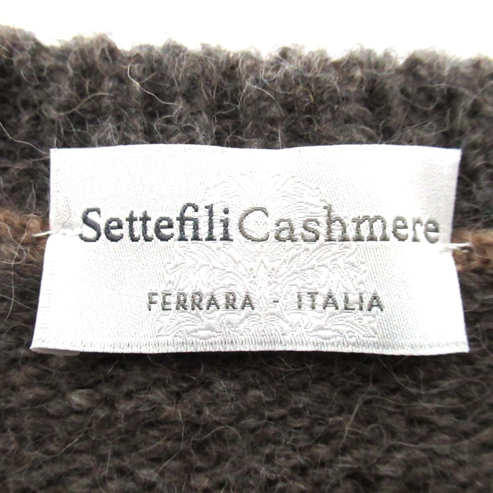 Settefili カシミヤ グラデーション ボーダー アルパカ ニット